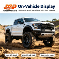 Jantes JAXP Deep Lip 4x4 tout-terrain 20 22 pouces 6x139.7 Noir mat Bronze Gris