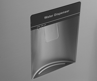 Réfrigérateur congélateur en bas combiné Home Defrost avec distributeur d'eau pour DDB-341WSH *