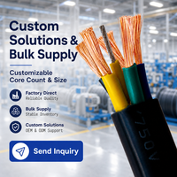 Câble de commande flexible en cuivre YVFR-G avec gaine NBR/PVC pour le câblage des équipements industriels