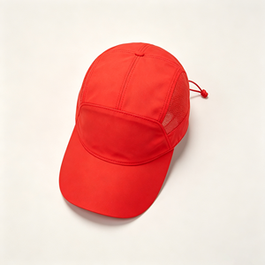 Casquette de course unisexe à séchage rapide avec ouverture pour queue de cheval, dos en maille respirante, légère, protection UPF50+, chapeau de sport et de camping en toile à 5 panneaux, réglable - Product Image 6