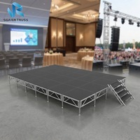 Scène de spectacle à faible coût, podium modulable, scène de concert en vente