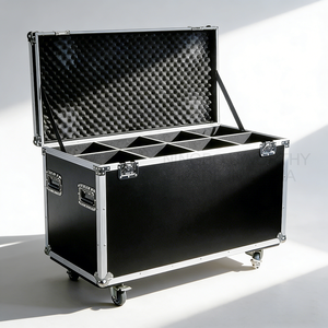 Çin üretici Ningbo fabrika özel büyük boyut dayanıklı alüminyum uçuş seyahat taşıma çantası ile tekerlekler - Product Image 1