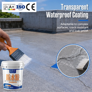 Revêtement liquide en caoutchouc transparent super résistant aux intempéries et scellant transparent pour toiture en acier coloré, qualité professionnelle usine - Product Image 1