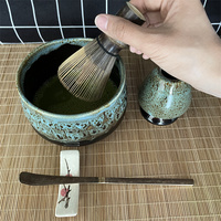 Ensemble de thé matcha Harmony Wholesale Japandi, fouet en bambou à 120 dents, logo personnalisé, écologique, fait main