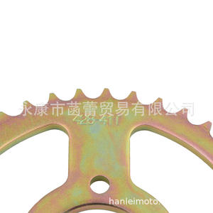 Pignon de chaîne à rouleaux en acier pour moto tout-terrain 428-41T, pièces personnalisables, accessoires de moto OEM, disques d'engrenage - Product Image 4