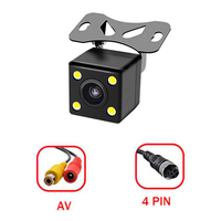 Caméra de stationnement pour voiture Vision nocturne IR/LED de recul Caméra CCD HD étanche IP67 Caméra arrière pour voiture