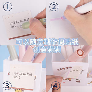 Pena Lem Titik Lucu dan Menyenangkan, Perekat Cair Berkapasitas Tinggi yang Cepat Kering dan Berwarna-warni untuk DIY yang Praktis, Jurnal, Kantor, dan Pelajar 6pcs - Product Image 5