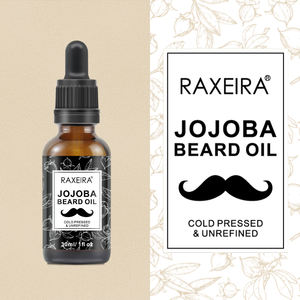 Huile à barbe naturelle au jojoba avec logo personnalisé pour hommes, végane, à base de chanvre et d'argan, en gros, pour la croissance des cheveux et de la barbe - Product Image 2