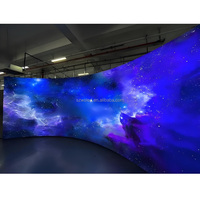 Pantalla LED Curva para Interiores y Exteriores de Alta Definición con Ángulo de Visión Amplio de 160 Grados para Centros Comerciales y Eventos Comerciales