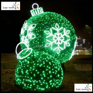 Grande boule lumineuse LED imperméable pour décoration de Noël - Product Image 3