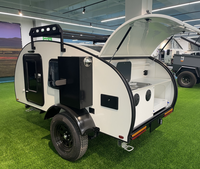Ecocampor Mini Offroad RV Caravan Camper Trailer avec cuisine extérieure et salle de bain à vendre