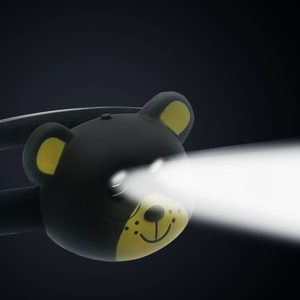 Giá rẻ nhà máy giá thiết kế động vật trẻ em đèn pha IP44 không thấm nước có thể điều chỉnh dây đeo màu xanh LED cho cắm trại ngoài trời Quà Tặng - Product Image 6