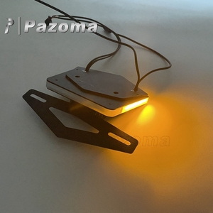 Kit de eliminador de guardabarros trasero de motocicleta con luz LED de señal de giro soporte de número de matrícula para BMW S1000RR 2023-2024 - Product Image 4