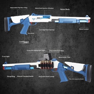 Modelos de Pistolas de Juguete, Lanzadores de Espuma (39 Pulgadas), Escopeta de Balas Blandas, Expulsión de Cartuchos Vacíos, Juguete para Niños, Pistola de Juguete de Plástico con Balas Blandas - Product Image 2