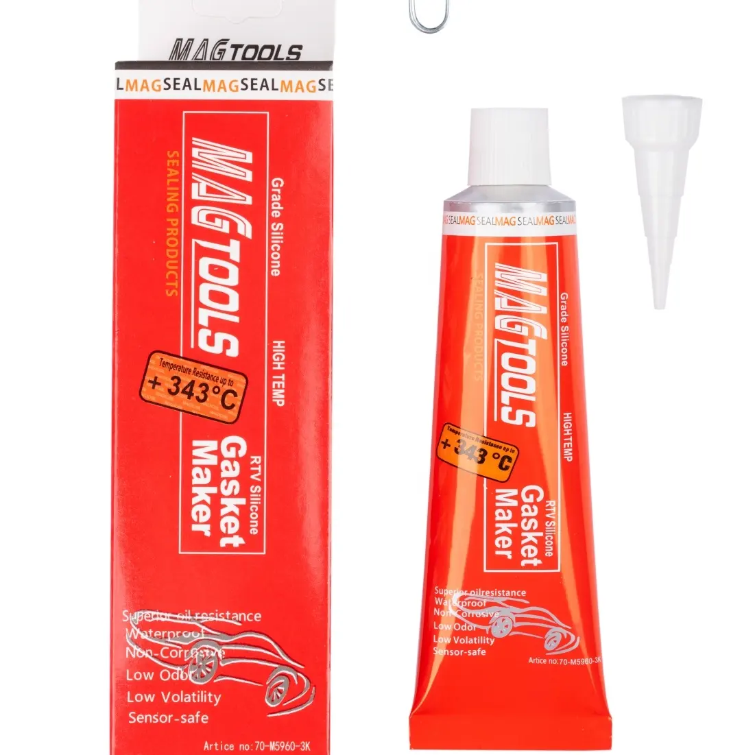 High Temperature RTV 85g red resinz Auto Glass Silicone sealant Gasket Maker for auto