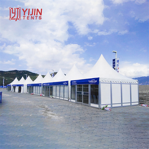 Carpa Pagoda Promocional de 10mx10m con Estructura de Aluminio Resistente para Eventos, Exposiciones y Fiestas en Venta - Product Image 1