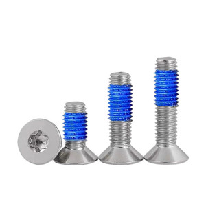 Chất lượng cao thép không gỉ <span class=keywords><strong>nylok</strong></span> Màu Xanh vá Vít phẳng chìm <span class=keywords><strong>Torx</strong></span> vít - Product Image 5