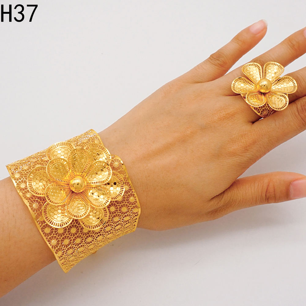 GDJWRI H41 Luxury 18K Gold Plated Jewelry - Elegant Bracelets