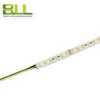 Bi-couleur CRI90 168leds/m lumière LED dure 24V double couleur pour l'éclairage de décoration d'armoire de maison d'hôtel