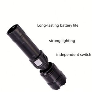 Linterna Táctica Impermeable para Camping, Portátil, con Logotipo Personalizado, Potente Luz LED, de Aleación de Aluminio para el Hogar - Product Image 4