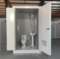 Maisons Modulaires Préfabriquées Portables pour Camping, Salles de Bain Extérieures, WC Mobiles pour Villa et Location, Toilettes et Douches pour Usage Intérieur et Extérieur