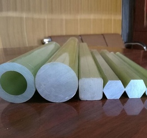 แท่งเกลียวอีพ็อกซี่ FRP แบบแข็ง/แบบกลวง ที่ปรับแต่งได้ / ท่อไฟเบอร์กลาสแบบฉนวน - Product Image 2