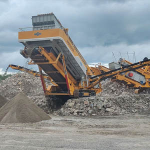 โรงงานบดแบบเคลื่อนที่ชนิดรถตีนตะขาบสำหรับการกำจัดขยะก่อสร้าง - Product Image 4