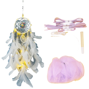 Juego de <span class=keywords><strong>atrapasueños</strong></span> hecho a mano DIY, juego de carillón de viento, juguetes creativos de pasta para construcción de equipos interactivos, interacción creativa corporativa - Product Image 5