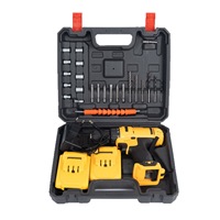 Perceuse à percussion sans fil 18V, mandrin sans clé 1/2 po, vitesse variable 3000 tr/min, kit DIY avec batterie