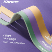 Bandas de Resistencia para Glúteos de Doble Color, Portátiles, para Entrenamiento en Casa, Juego de 5 Bandas de Goma Natural