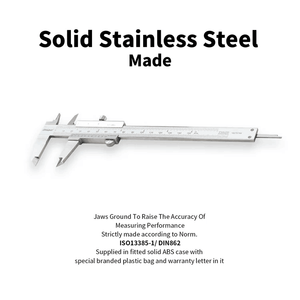 Dasqua pinza analogica ad alta precisione 0-100mm 0-4 "Pied a Coulisse monoblocco calibro a corsoio Calibrador strumento di misurazione a corsoio - Product Image 3