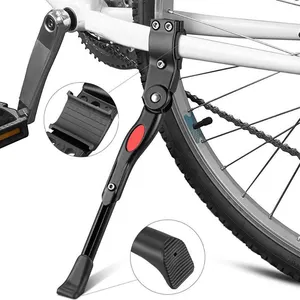 Superbsail 조정 가능한 MTB 자전거 사이클링 주차 킥 스탠드 다리 랙 브레이스 마운트 측면 지원 자전거 사이클링 부품 액세서리