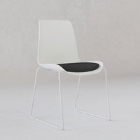 Chaise de bureau empilable au design moderne pour les visiteurs Chaise de réunion de luxe en métal