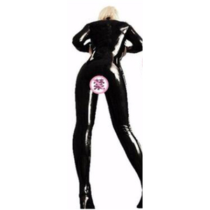 Body <span class=keywords><strong>Femme</strong></span> Sexy <span class=keywords><strong>en</strong></span> Faux Cuir PVC <span class=keywords><strong>Latex</strong></span> S-5XL, Catsuit entrejambe Ouvert Poitrine Dégagée, <span class=keywords><strong>Combinaison</strong></span> Exotique Costume de Fétiche et Tenue de Soirée - Product Image 4