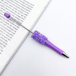 Diy Glitter Diamond Bead Custom Sparkly Resin <b>Pens</b> for Fun & Gifts - Product Image 4