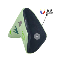 Couvre-tête de golf en cuir PU imperméable à faible quantité minimale de commande brodé Couvre-chef de club de golf en cuir de qualité supérieure avec design animal