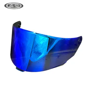 Lente de motocicleta de alta transparencia Casco Shields Anti-Scratch Full Face casco visera Fit Accesorios Montar Visera Lente de seguridad