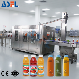 Machine de remplissage automatique haute précision 500ml 650ml 2000-4000bph pour jus/thé/boissons énergisantes en bouteilles plastique/verre - Product Image 1