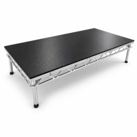 Structure de scène en aluminium 6082-T6 de haute qualité pour événements extérieurs, concerts et mariages, capacité de charge 750 kg/m²