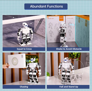 Tony <span class=keywords><strong>Pi</strong></span> 20 DOF Service AI Vision & SLAM Raspberry <span class=keywords><strong>Pi</strong></span> 4B Python/ROS STEM pendidikan Kit Modul elektronik Robot Humanoid - Product Image 3