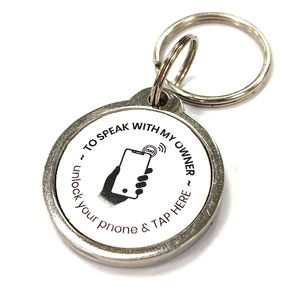 Hot Sell RFID NFC Smart Access Control 13.56Mhz 860-960mhz Keyfob <strong>Mini</strong> Custom logo Qr Code Nfc Rfid Epoxy Metal Keychain - Product Image 4