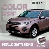 Film de protection de voiture Prelatek en TPU bronze cristal métallique auto-réparateur, changeant de couleur, anti-rayures, anti-jaunissement, PPF