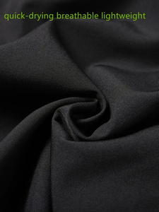 กางเกงขาสั้นกีฬาแห้งเร็วของผู้ชายน้ำหนักเบาพิเศษป้องกันริ้วรอยระบายอากาศโพลีเอสเตอร์/ สแปนเด็กซ์ - Product Image 4