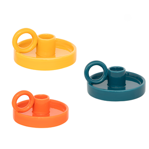 Candelabro de Cerámica YUCATÁN 10X5.5 H.10CM Surtido - Product Image 1