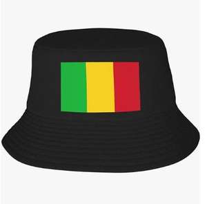 Chapeau Bob Drapeau de <span class=keywords><strong>Madagascar</strong></span> Tendance, Casquette de Soleil Pliable, Chapeau de Pêcheur pour Femmes et Hommes, Idéal pour les Voyages Estivaux - Product Image 3