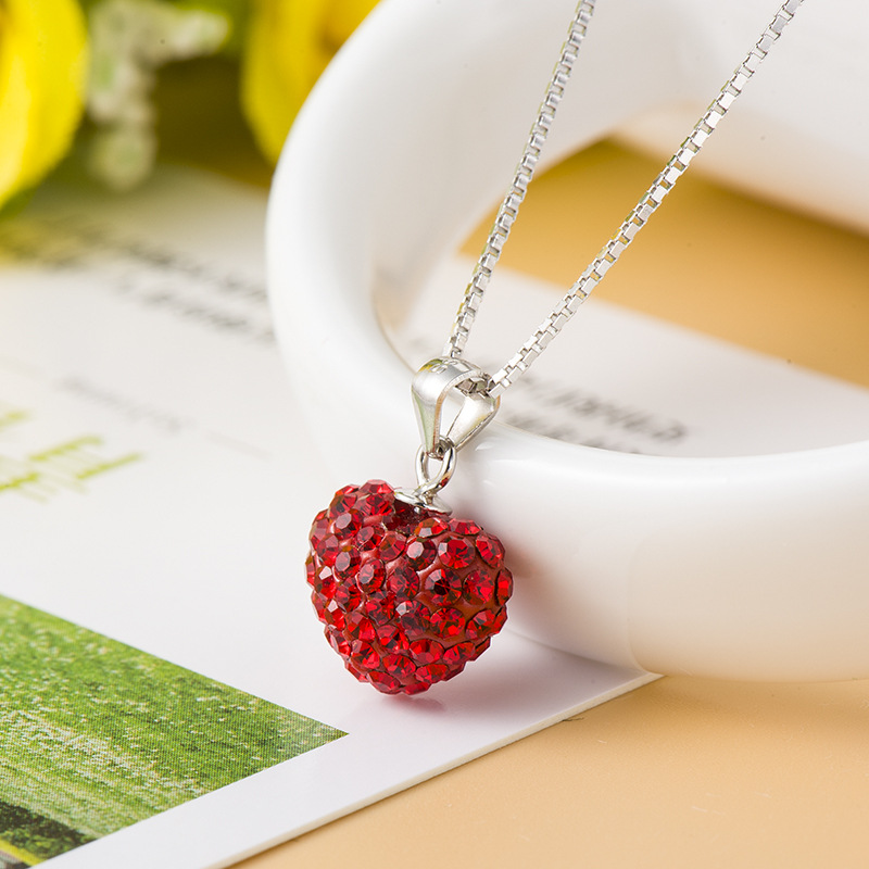 CZ rouge (pendentif uniquement)