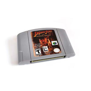 <span class=keywords><strong>Indiana</strong></span> Jones et l'Infernal Machine <span class=keywords><strong>USA</strong></span> Version N64 Box avec plateau Cartouche de jeu de remplacement pour jeux N64 - Product Image 6