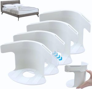 Drap <span class=keywords><strong>de</strong></span> <span class=keywords><strong>lit</strong></span> en ABS antidérapant <span class=keywords><strong>Organisateur</strong></span> <span class=keywords><strong>de</strong></span> vêtements ajusté Boucle invisible sans aiguille à quatre coins fixes pour toutes les tailles <span class=keywords><strong>de</strong></span> matelas - Product Image 2