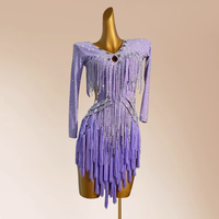 2025 nouveau nouveau concours de robe de danse latine de salle de bal femmes frange robes latines à vendre