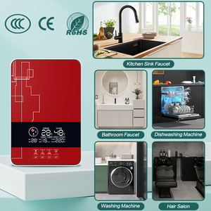 <span class=keywords><strong>Chauffe</strong></span>-<span class=keywords><strong>eau</strong></span> instantané <span class=keywords><strong>électrique</strong></span> portable pour salle de bain, best-seller <span class=keywords><strong>2022</strong></span>, 1 pièce, acier inoxydable CE, bouton tactile, montage mural, IPX4 - Product Image 2